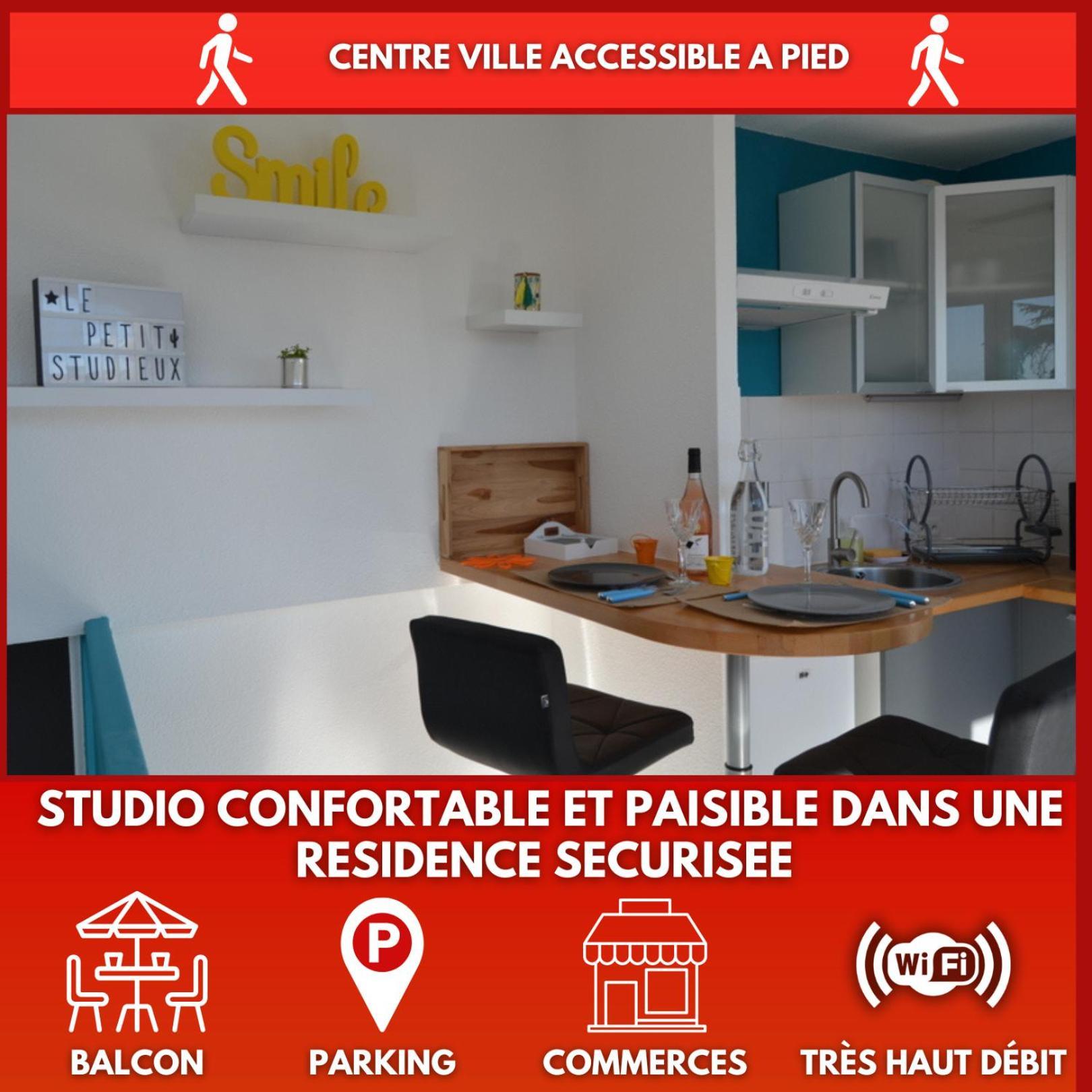 Le Petit Studieux - Parking - Animaux Acceptes - Centre Ville Accessible A Pied Albi Ngoại thất bức ảnh